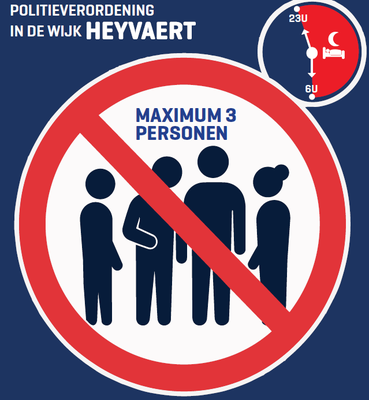 Politieverordening - Samenscholingsverbod op het openbaar domein Wijk Heyvaert
